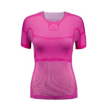 Megmeister Drynamo Womens Cycling Short Sleeve Base Layer Pink XS/S