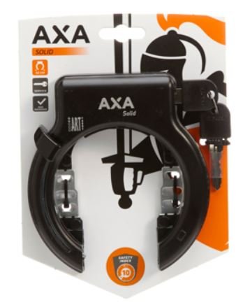Axa Ringslot Solid XL Zwart