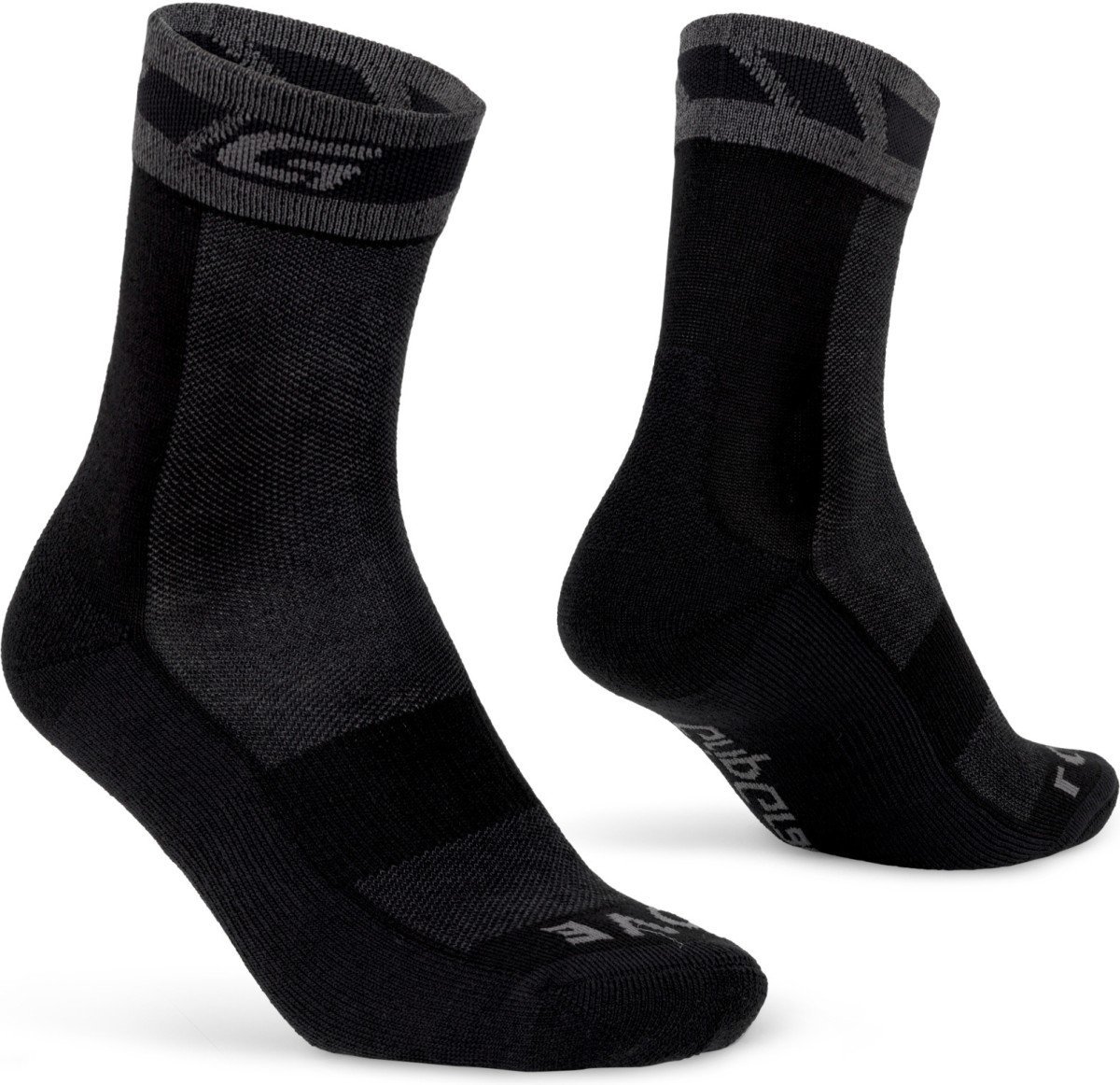 GripGrab Merino Winter Sock Black 38-41 S - Afbeelding 2
