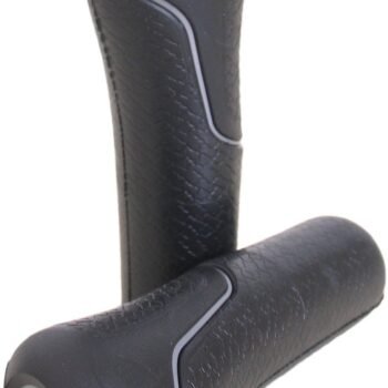 Gazelle Handvatset 132mm Zwart Met Zilveren Bies