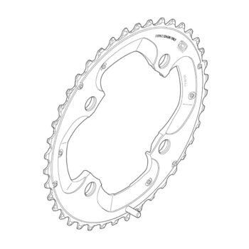 Shimano Kettingblad 10 Speed XT FC-M785 40T