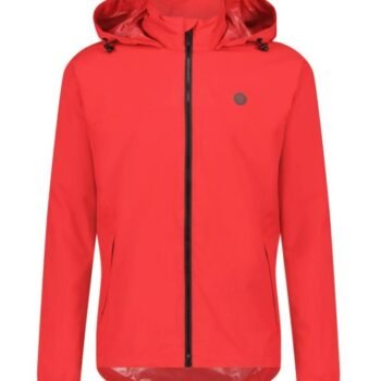 Agu Go Rain Jacket Essential Hi-Vis Neon Red M