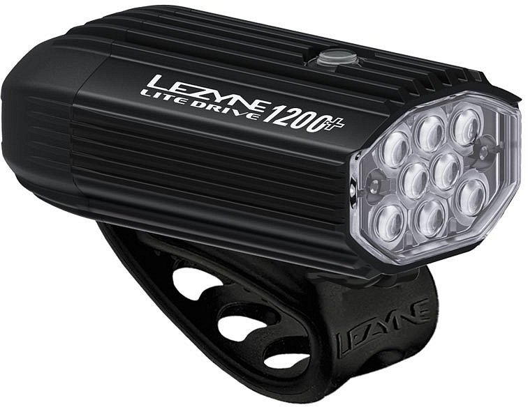 Lezyne Lite Drive 1200+ Front Satin Black - Afbeelding 4