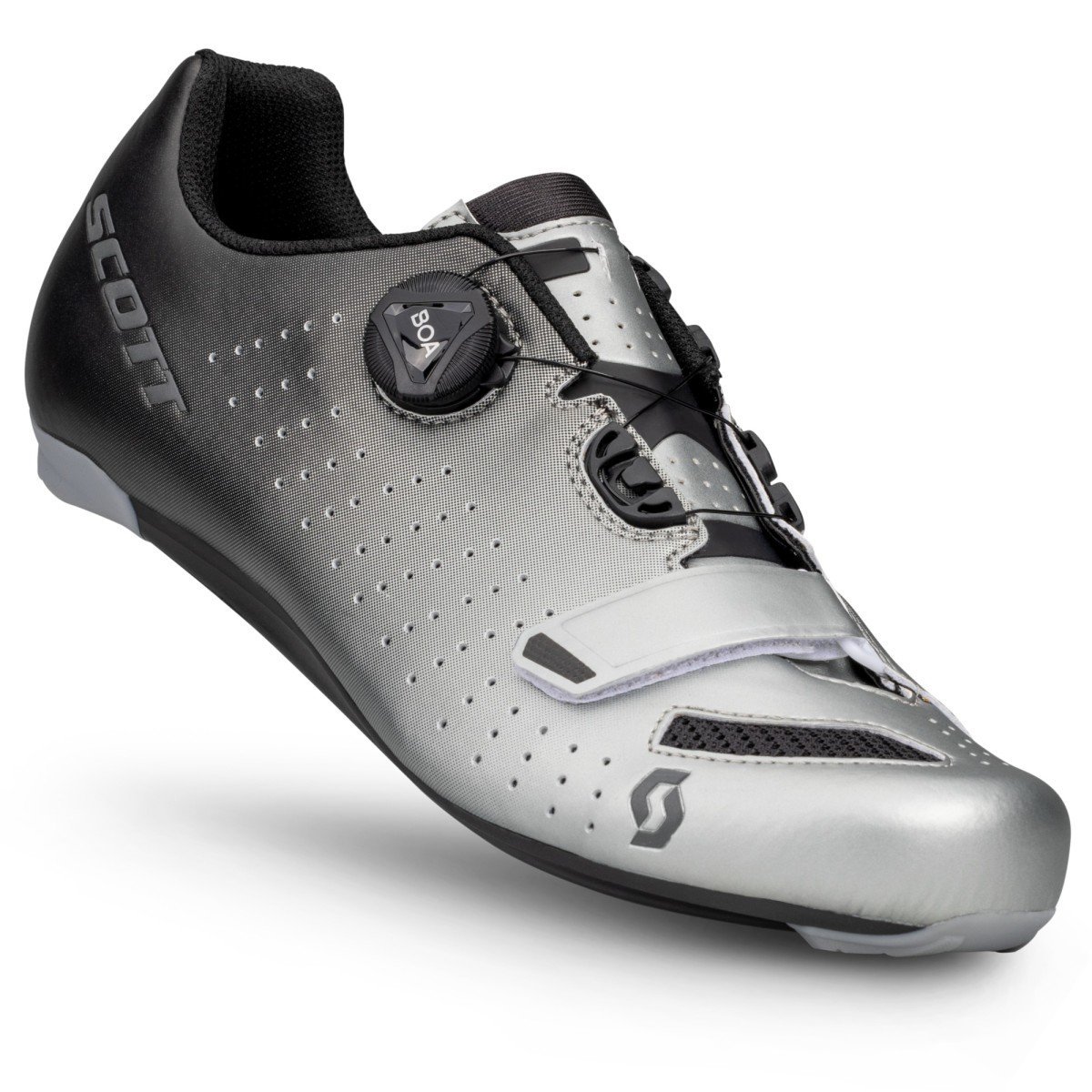 Scott Schoenen Road Comp Boa Black Fade Met Silver 48 - Afbeelding 2