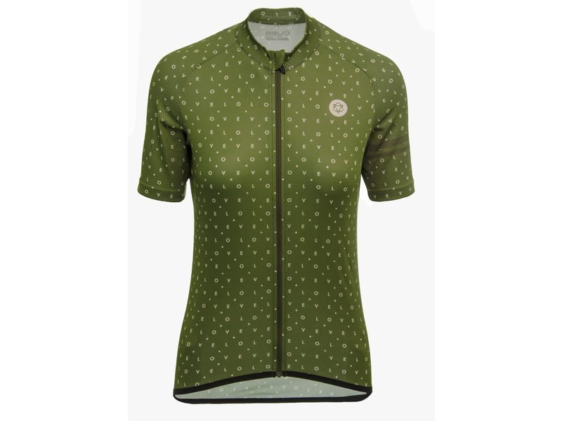 Agu Shirt km Velo Love Lady Green mt. L - Afbeelding 2