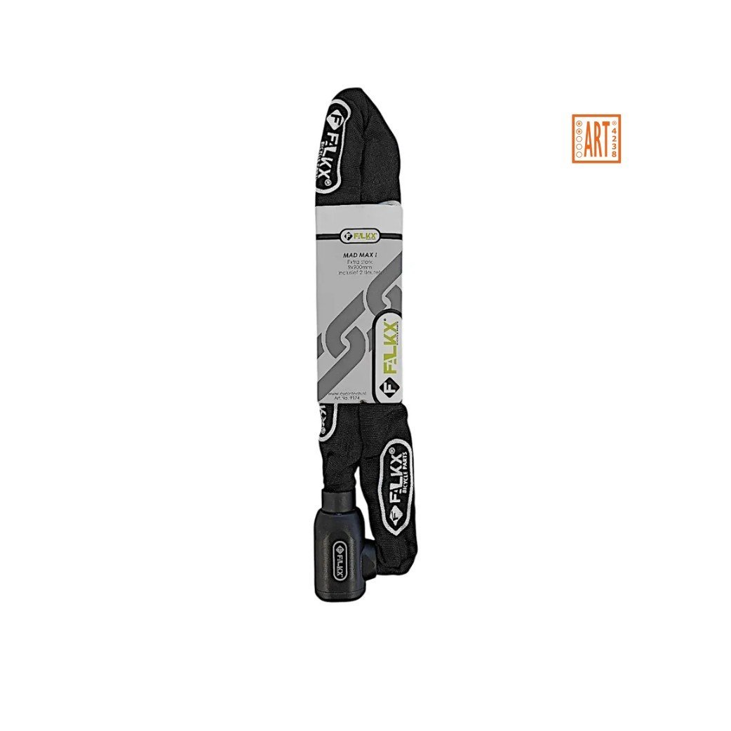 Falkx Kettingslot ART 2 Gekeurd Zwart 9x1100