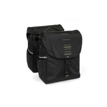 New Looxs Dubbele Fietstas Vigo Black Green MIK 40L