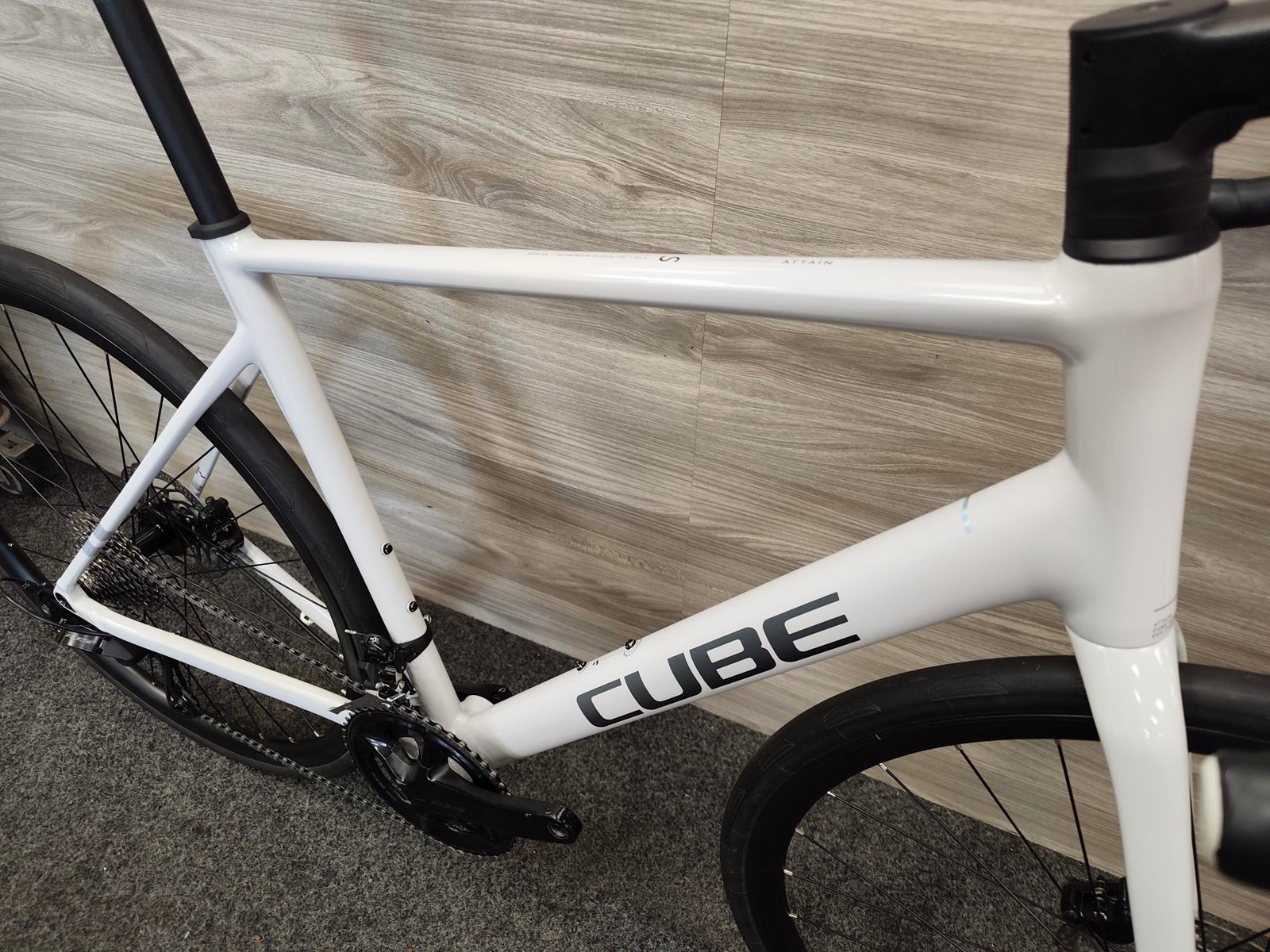 Cube Attain SLX 2x10 Shimano 105 Afmontage met hyrdraulische schijfremmen - Afbeelding 2