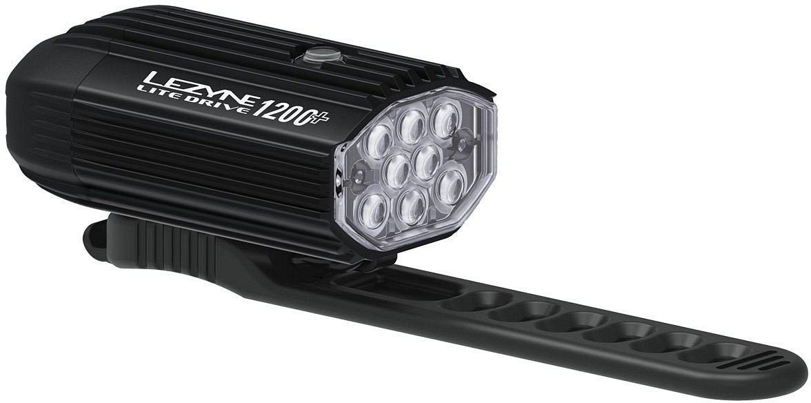 Lezyne Lite Drive 1200+ Front Satin Black - Afbeelding 2
