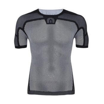 Megmeister Mens Drynamo Cyclings Short Sleeve Base Layer Black S/M