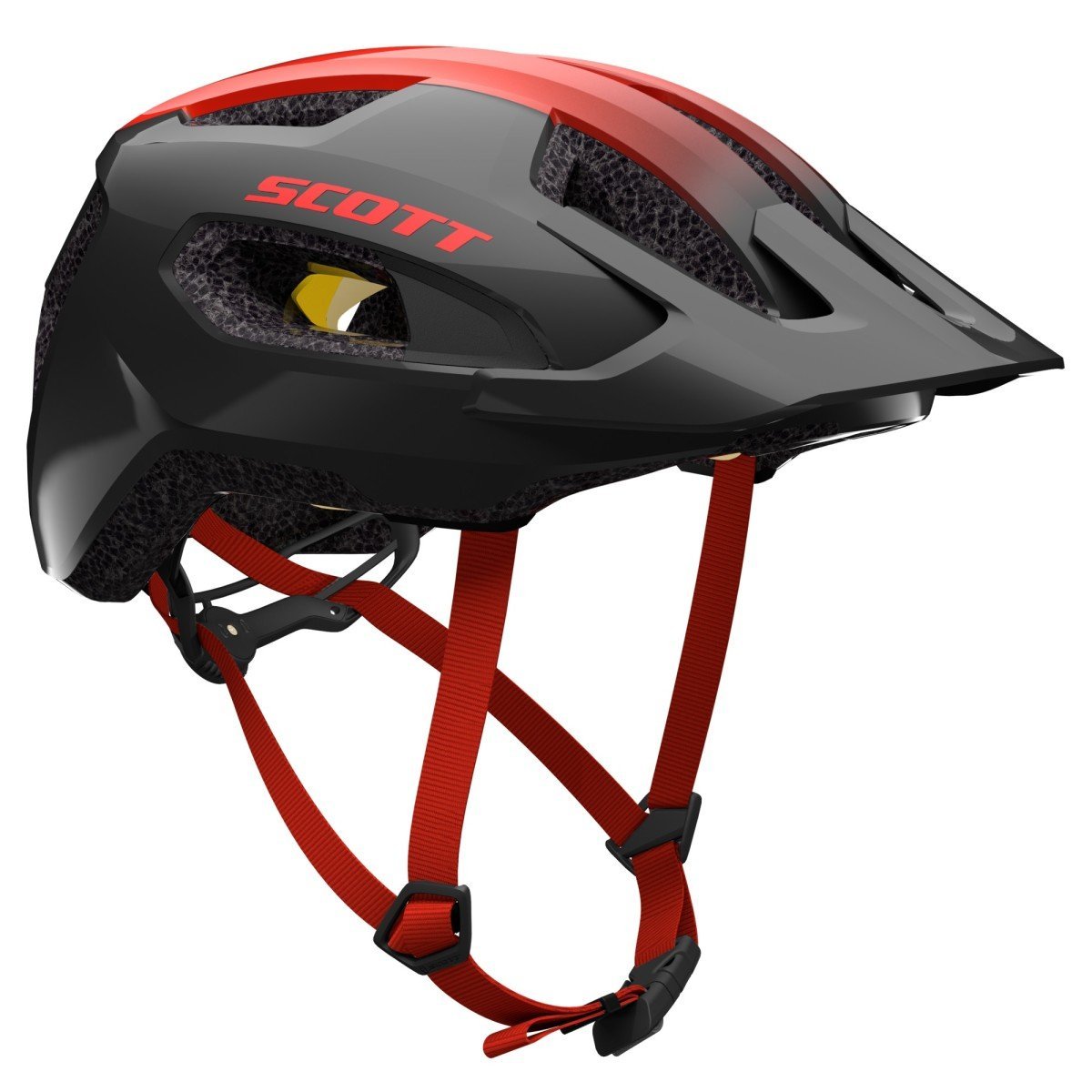 Scott Helm Mips Supra Plus Dark Grey Red M/L - Afbeelding 2
