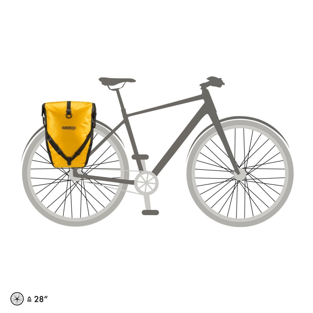 Ortlieb Tassen Set Achter Back Roller Classic F5310 Yellow Black QLl2.1 40L - Afbeelding 5