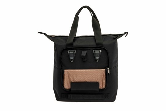 New Looxs Enkele Fietstas Oslo Shopper Kota Black Green 24L - Afbeelding 6