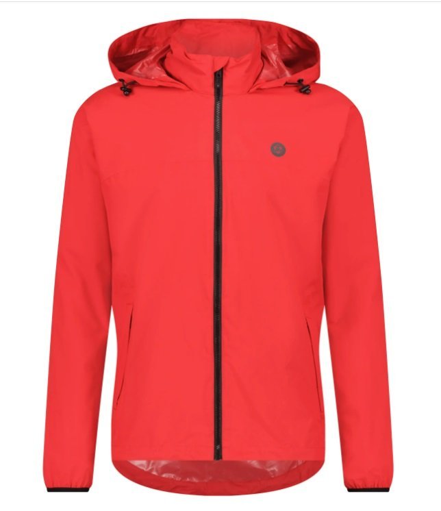Agu Go Rain Jacket Essential Hi-Vis Neon Red XXL