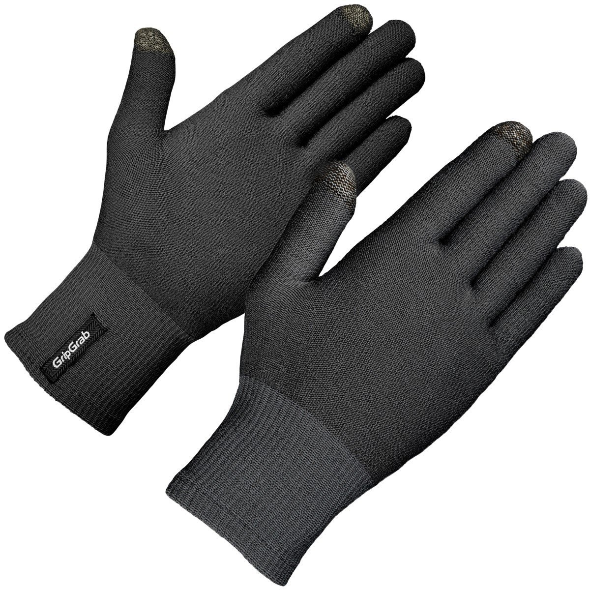 GripGrab Handschoenen Merino Wool Liner Black M/L - Afbeelding 2