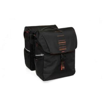 New Looxs Dubbele Fietstas Vigo Black Orange MIK 40L
