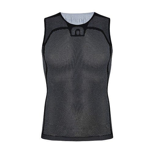 Megmeister Mens Drynamo Cycling Sleeveless Base Layer Black L/XL - Afbeelding 2