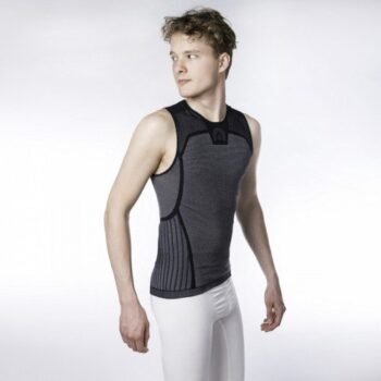 Megmeister Mens Drynamo Cycling Sleeveless Base Layer Black S/M