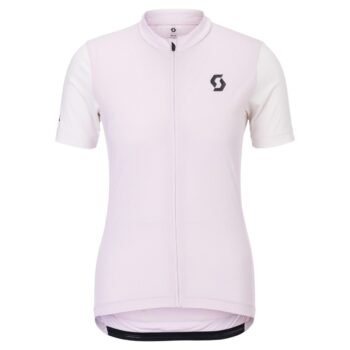 Scott Jersey Womens Endurance SS Bliss Pink Cotton White S